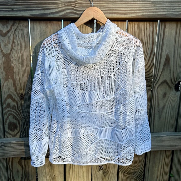 New with tags! Alala Pullover White Lace Boho Crochet New Sz. XS - Picture 7 of 8